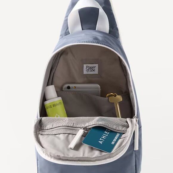 Athleta All About Sling Bag- Shadow Blue, New, never used - Picture 2 of 5